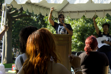 Krystal Rountree of IAMWE Prison Advocacy Network. Photo by Brian Sonenstein.