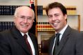 Josh Frydenberg with John Howard in 2004.