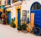 Colourful streets of seaside Essaouira.