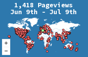 Locations of visitors to this page