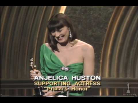 Anjelica Huston Wins Supporting Actress: 1986 Oscars