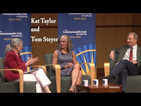 Kat Taylor and Tom Steyer (09/09/2014)