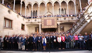 Mayors of Catalonia rally for independence referendum, 16th September 2017