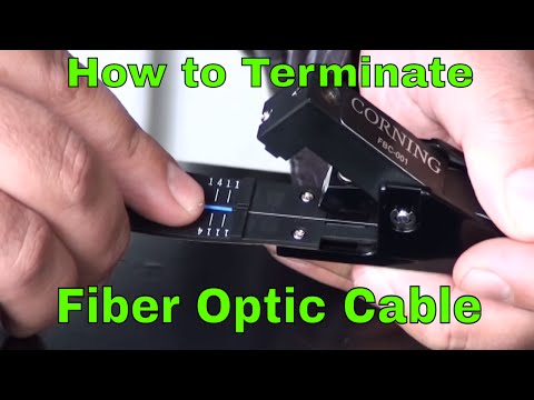 How to Terminate Fiber Optic Network Cable