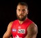 Sydney Swans' AFL player Buddy Franklin.