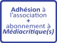 Adhésion + abonnement à Médiacritique(s)