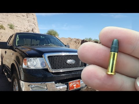 Will a.22 Bullet Go Through a Windshield?