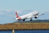 A Virgin Boeing 777-300.