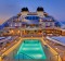 The pool deck of Seabourn Encore.