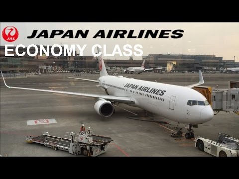 Japan Airlines Economy Class Tokyo to Jakarta Boeing 767-300ER 日本航空 エコノミークラス 東京成田 - ジャカルタ