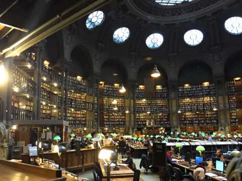 The Bibliothèque Nationale de France, Richelieu Building, Paris