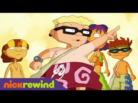 Otto, Reggie, Twister, and Sam Clean Up the Beach | Rocket Power | The Splat