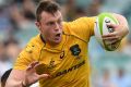 Wild ride: The Wallabies only just made it past the Barbarians, helped by two late yellow cards hampering their opposition.