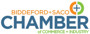 The Biddeford + Saco Chamber of Commerce + Industry Logo