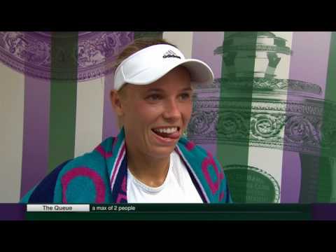 Caroline Wozniacki d. Anett Kontaveit - Wimbledon 2017 Post-Match Interview