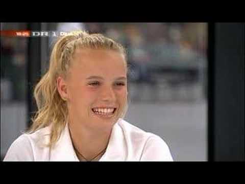 Caroline Wozniacki interview fra aftenshowet