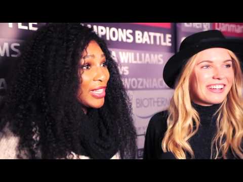 EDCB15 - Serena Williams and Caroline Wozniacki interview