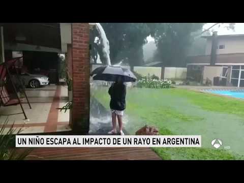 NOTICIA: IMPRESIONATE RAYO TERRORIFICO CAE SOBRE PERSONA EN ARGENTINA ! NEWS MINUTE LIVE CAM!