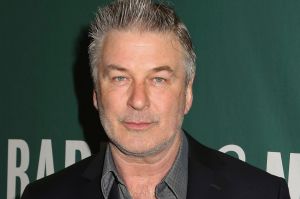 FILE - In this April 4, 2017, file photo, actor Alec Baldwin appears at Barnes & Noble Union Square to sign copies of ...