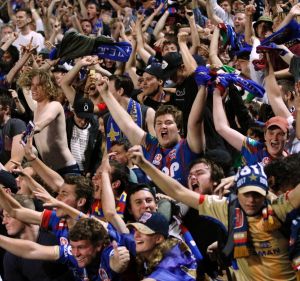 Try telling these Newcastle Jets fans that the F3 Derby isn't important. 