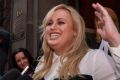 Rebel Wilson at the Supreme Court following her defamation trial verdict in June.