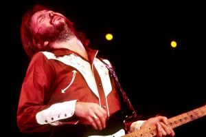 Eric Clapton in full flight.