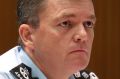 AFP Commissioner Andrew Colvin during Senate estimate hearings at Parliament House Canberra on Tuesday 24 October 2017. ...