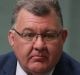 Craig Kelly at Parliament House in Canberra on Monday 16 October 2017. Fedpol. Photo: Andrew Meares