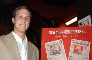 Jared Kushner, the 25-year-old new owner of the "New York Observer," arrives at the screening of the film, "Factotum" in New York, Tuesday, Aug. 8, 2006.