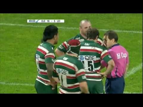 Morgan Parra vs George Chuter & Manu Tuilagi simultaneous yellow