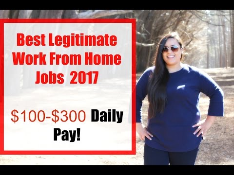 Best Legitimate Online Jobs 2017 [Legitimate work from home jobs] No Experience Required! Daily Pay!