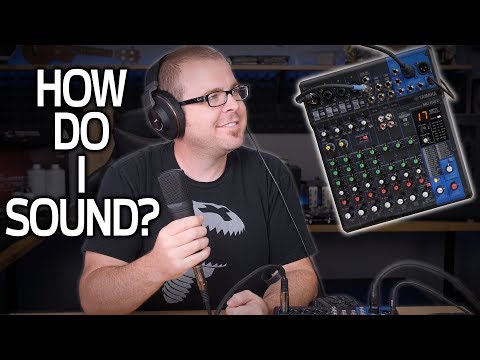 MIC CHECK! Testing the Yamaha MG10XU USB Audio Mixer