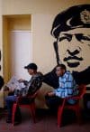 Voters at a polling station in Caracas, Venezuela, on July 30, 2017