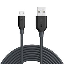 Anker PowerLine Micro USB (10ft) - Charging Cable with Aramid Fiber - Space Gray