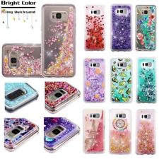 For Samsung Galaxy S8 / Plus Blig Hybrid Liquid Glitter Rubber TPU Case Cover