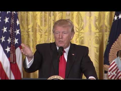 Trump Defends Accomplishments, Attacks Media at Press Conference