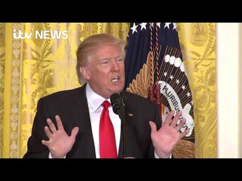 Trump attacks 'fake news' in fiery media conference