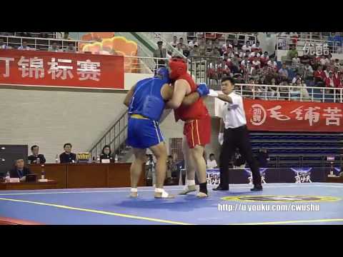 2016 China Men's Sanda Championship finals 100kg+ （fan xuelong vs ye xiang）