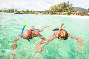 Just cruising - snorkelling in Thailand.