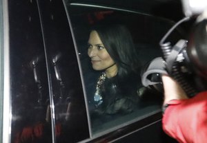 Britain's International development secretary Priti Patel leaves 10 Downing Street in London, Wednesday, Nov. 8, 2017.