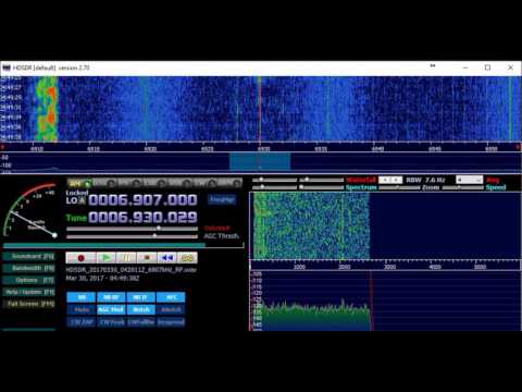 Radio Pirana Int. 6930kHz from South America, 30.03.2017