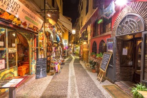 The historical centre of Granada, Andalucia, Spain.