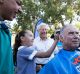 Member for Bennelong, John Alexander, had his hair cut for charity on Friday.