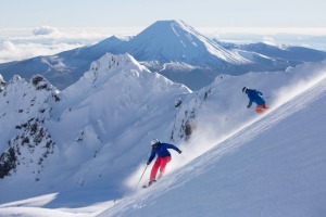 Whakapapa ski field, New Zealand.