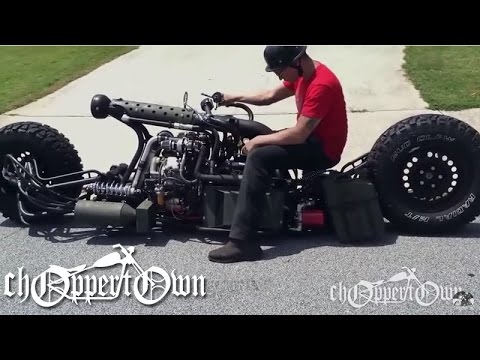 Twin Turbo Diesel AWD Motorcycle (Bike & Builder episode 2)