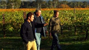 Keeping it in the family, Christian and Michael Dal Zotto with their father Otto Dal Zotto. 