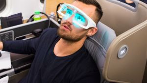 The Socceroos used Re-Timer glasses on the first leg of their journey.