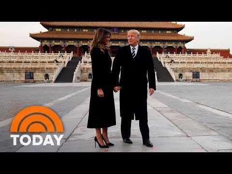 President Donald Trump Arrives In Beijing For High-Stakes Meetings | TODAY