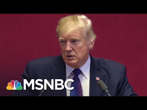 Donald Trump Takes Hard Line On North Korea At Korean Assembly | The 11th Hour | MSNBC