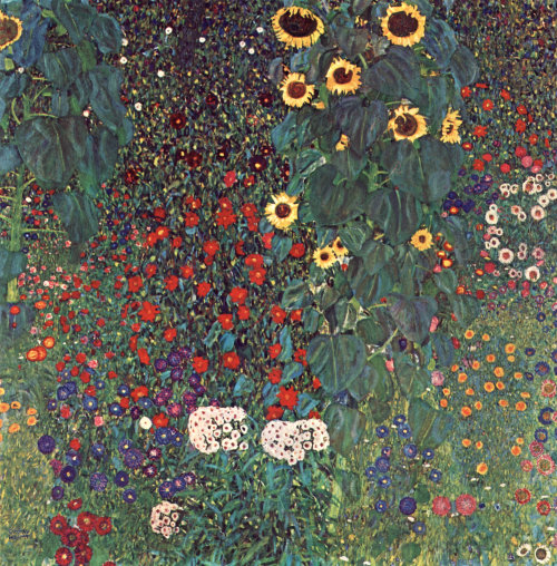 saisonlune:
“ Country Garden with Sunflowers, Gustav Klimt. 1905-1906.
”